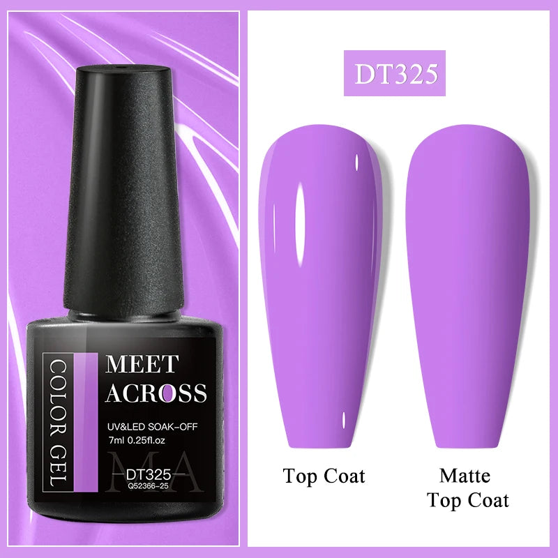 MEET ACROSS Matte Gel Polish