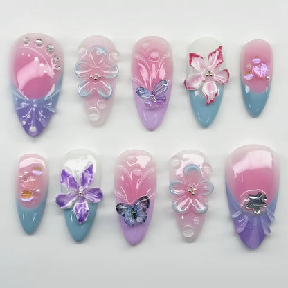 Y2K Cat Eye Press-On Nails