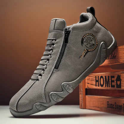 Soft-Sole High-Top Ankle Sneakers
