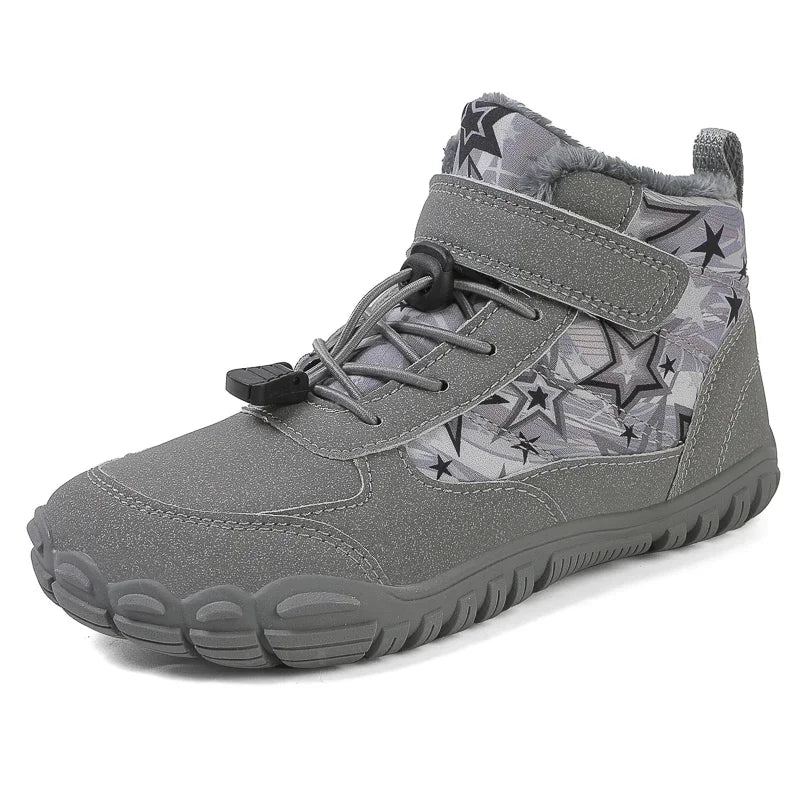 Fur-Lined Barefoot Snow Boots