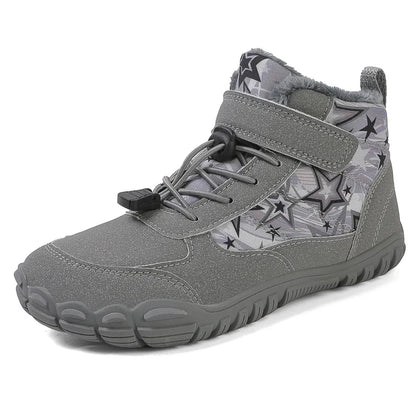 Fur-Lined Barefoot Snow Boots