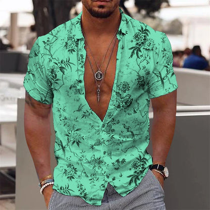 Streetwear Print Casual Shirt