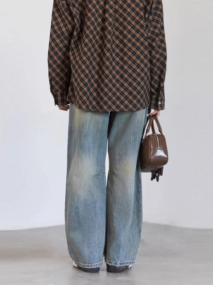 Hollow Wide Jeans