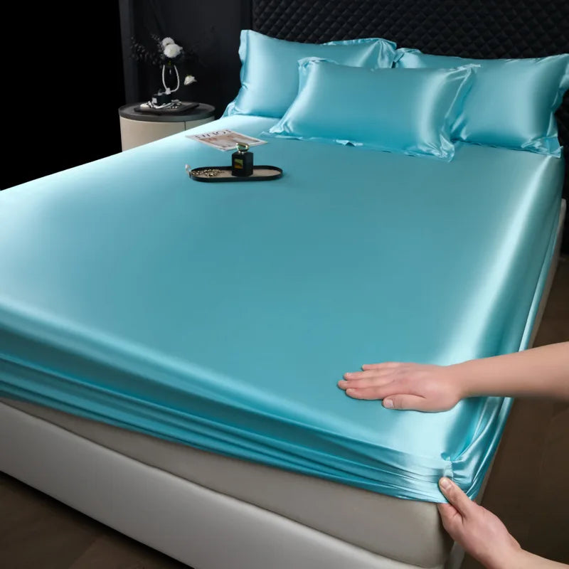 3-Piece Luxury Mulberry Silk Bed Sheet Set