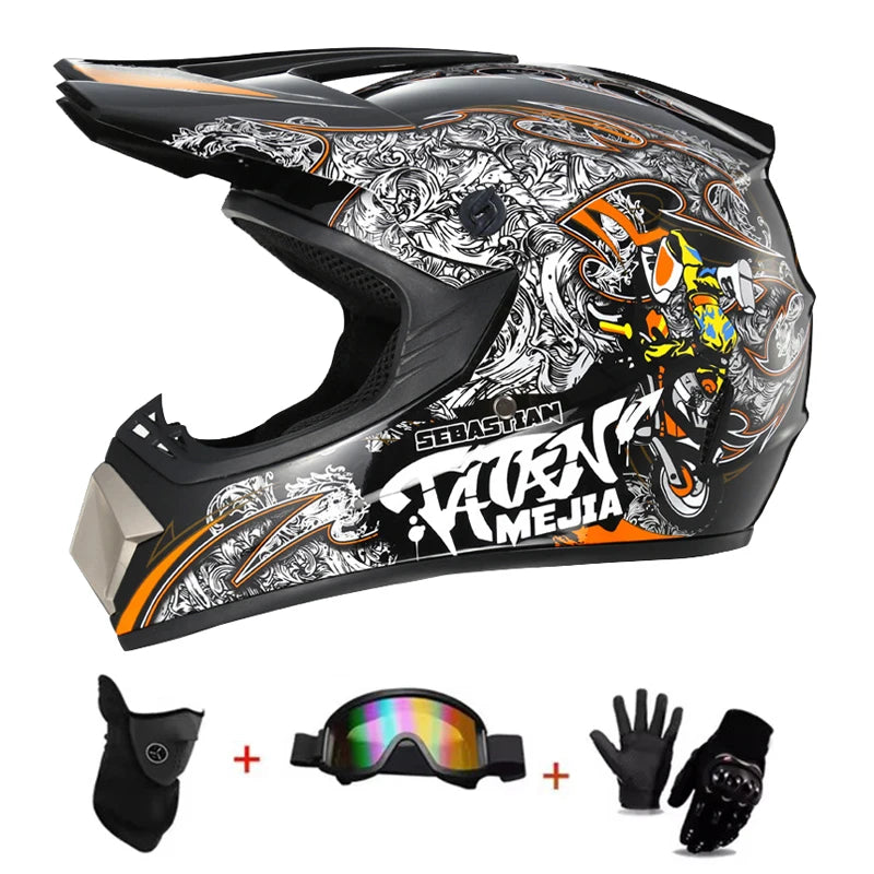 DOT-Approved Youth Dirt Bike Helmet