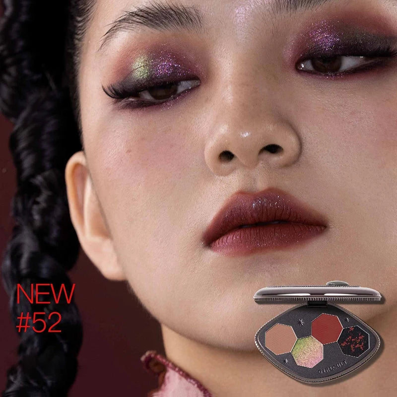 4 Color Shimmer Eyeshadow Palette