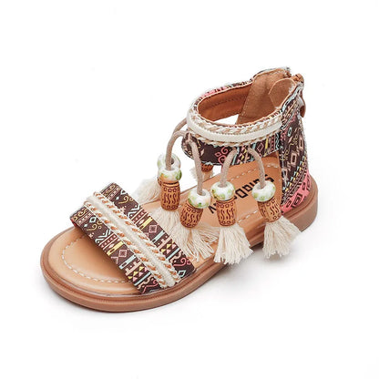 Tassel Gladiator Sandals