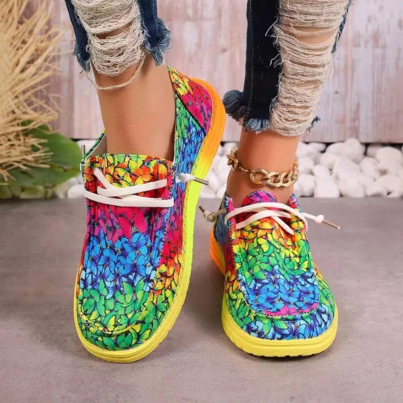 Rainbow Canvas Sneakers