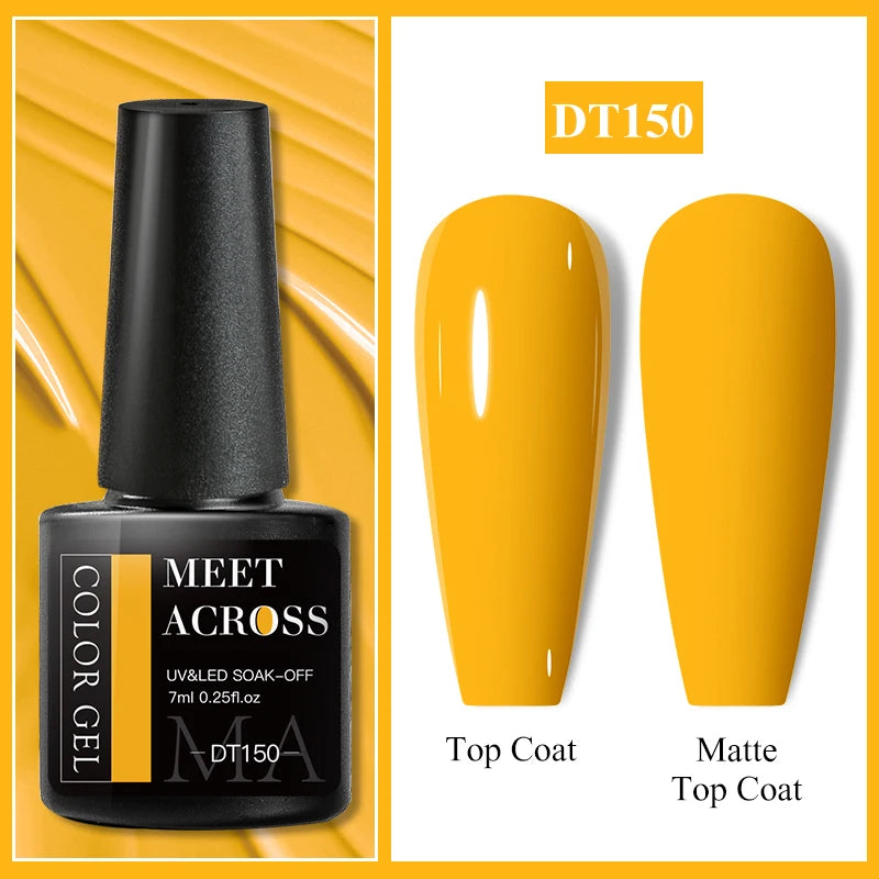 MEET ACROSS Matte Gel Polish
