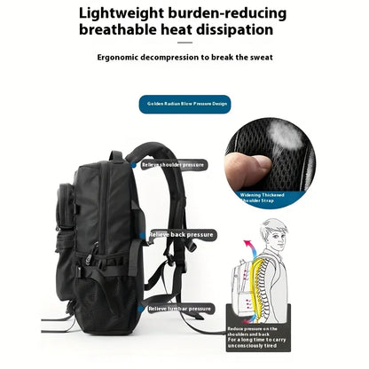 15.6-Inch Laptop Backpack with Shoe Pocket