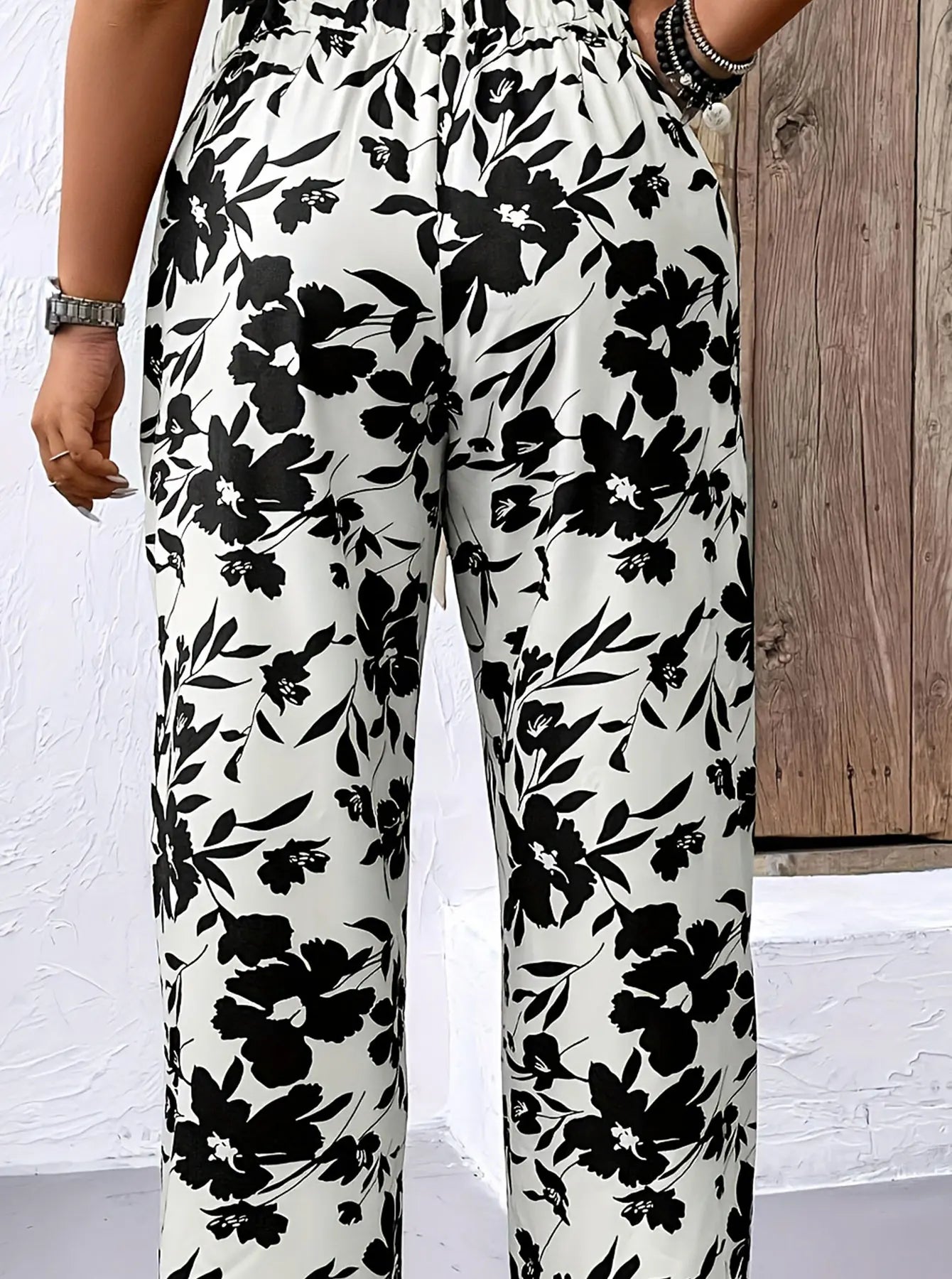 Oversized Woven Straight Pants