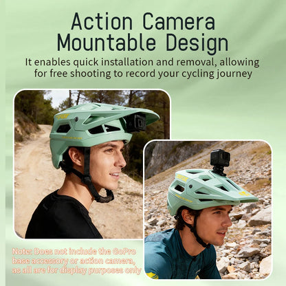 Wide Sun Visor Adult Bike Helmet