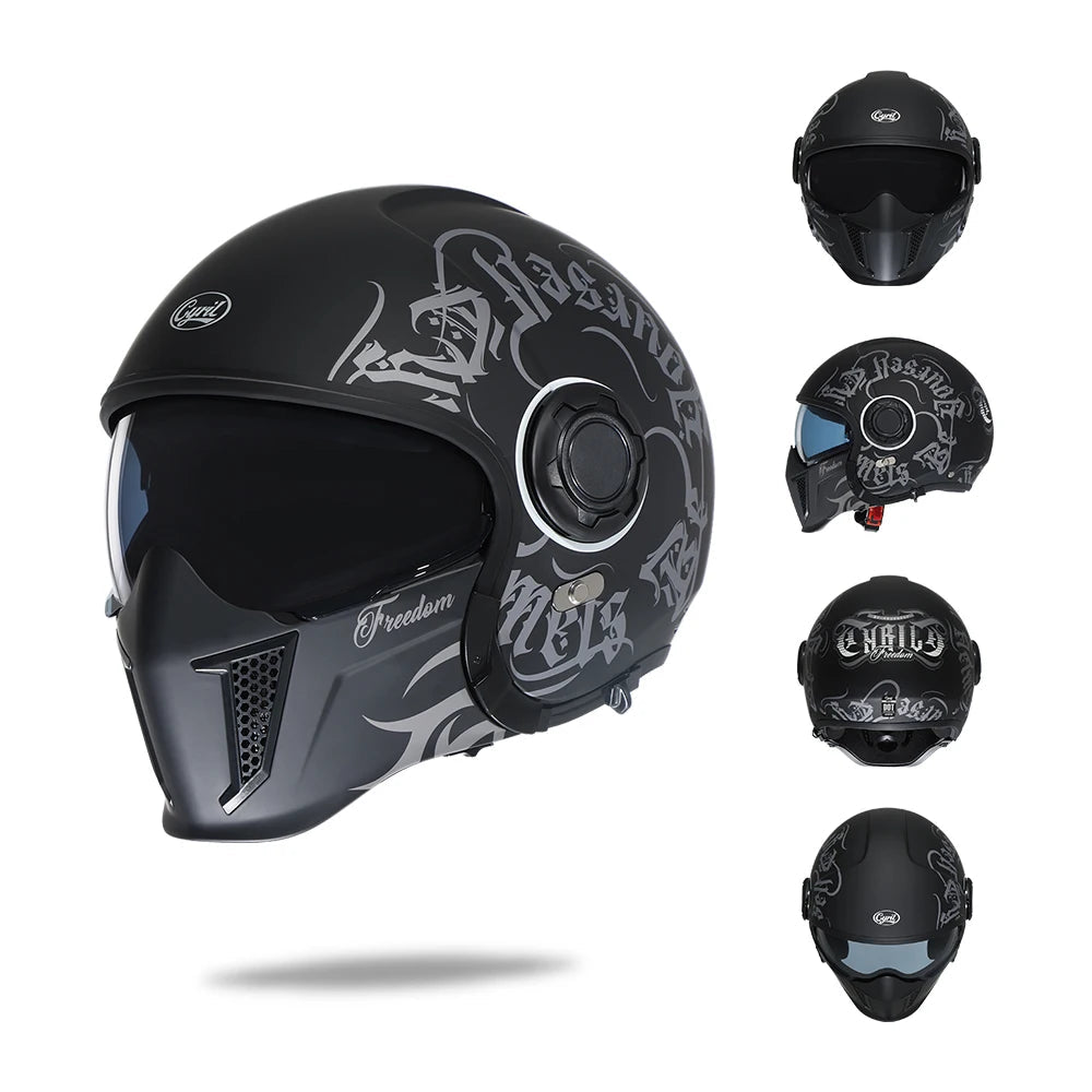 CYRIL Four-Form Dual-Visor Modular Helmet