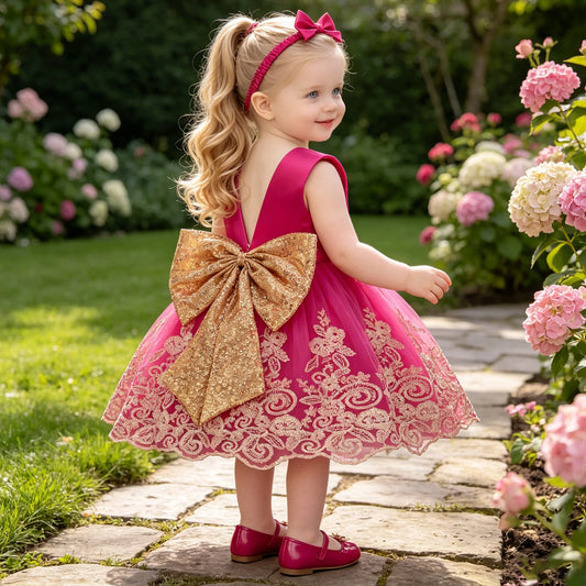 Princess Floral Tulle Dress