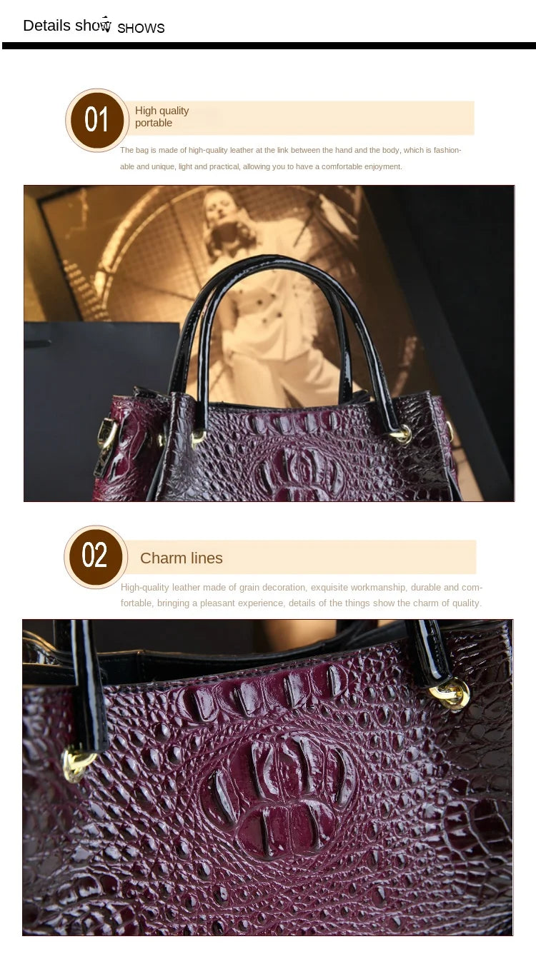 Cattle Split Simple Root Messenger Bags