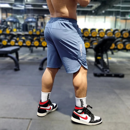Zipper Pocket Bodybuilding Running Shorts