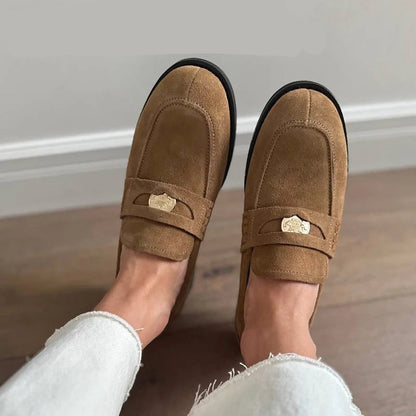 Beautoday Suede Penny Loafers