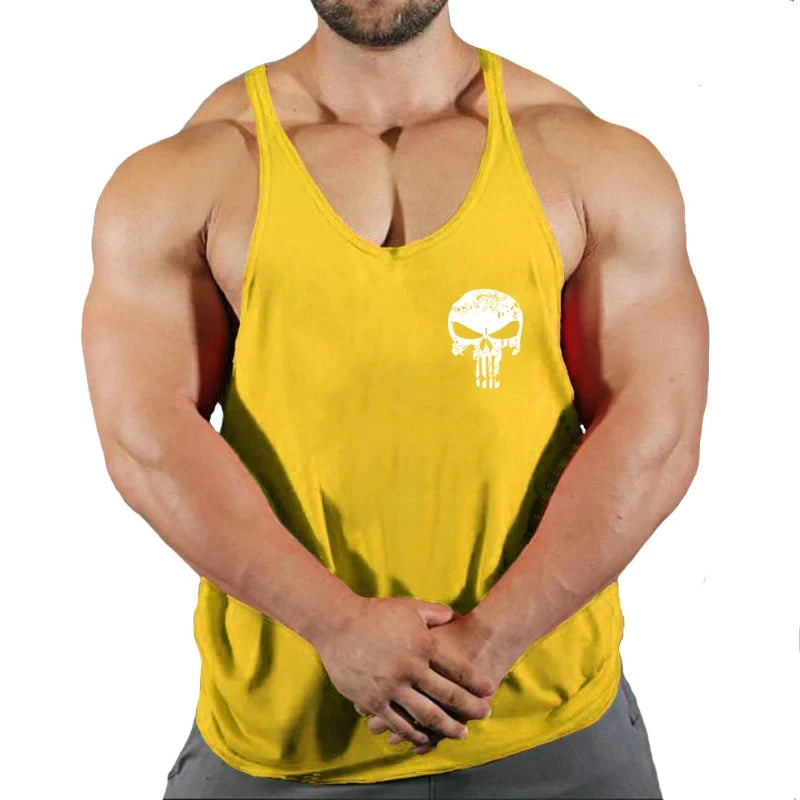 Muscular Stringer Bodybuilding Gym Vest
