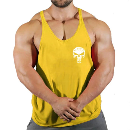Muscular Stringer Bodybuilding Gym Vest