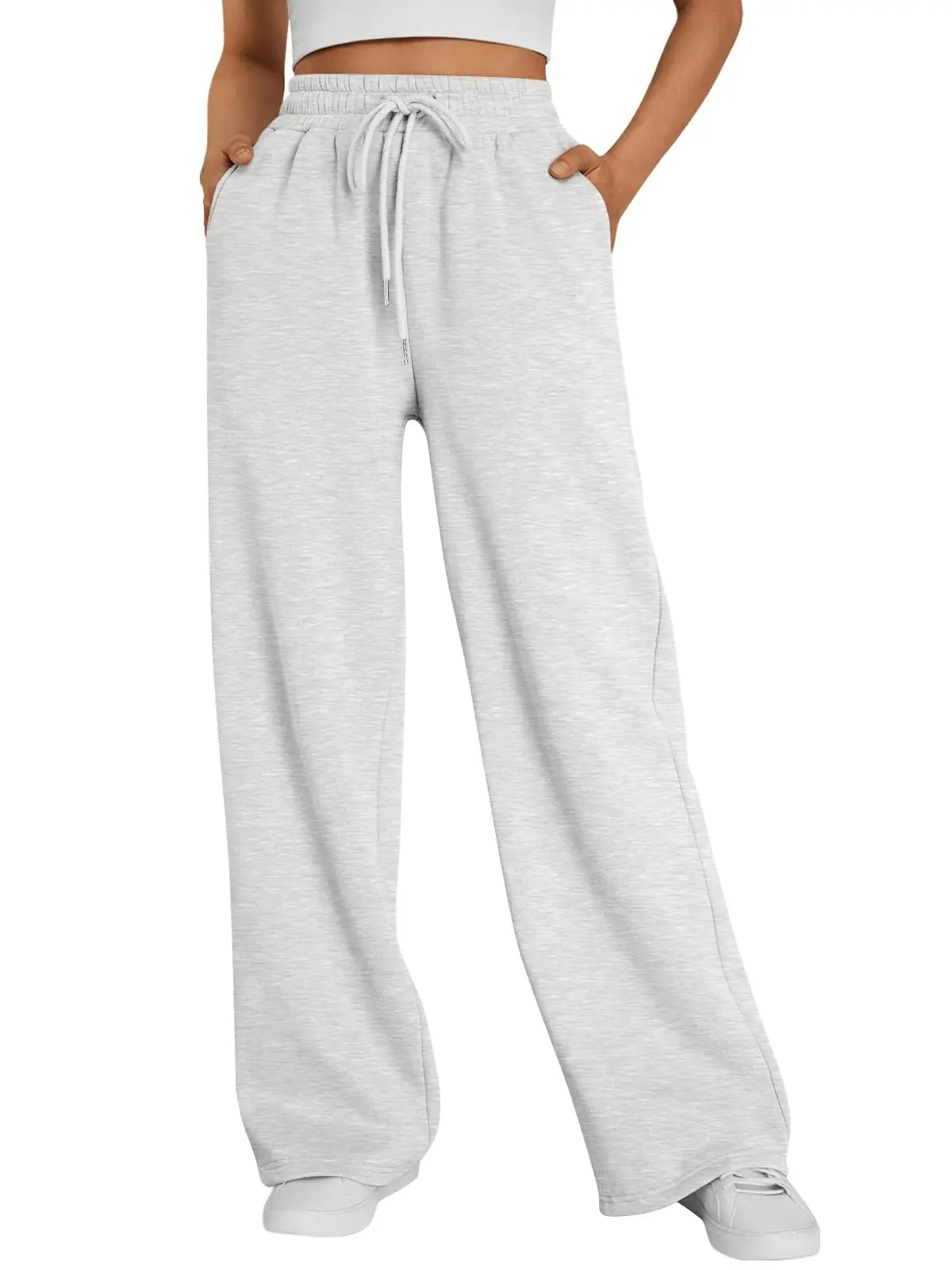 Wide-Leg Baggy Drawstring Joggers