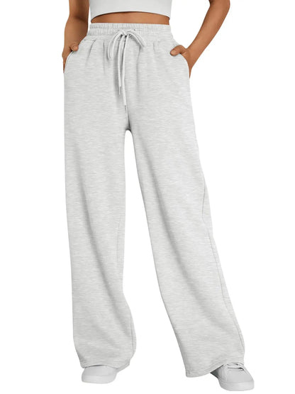 Wide-Leg Baggy Drawstring Joggers