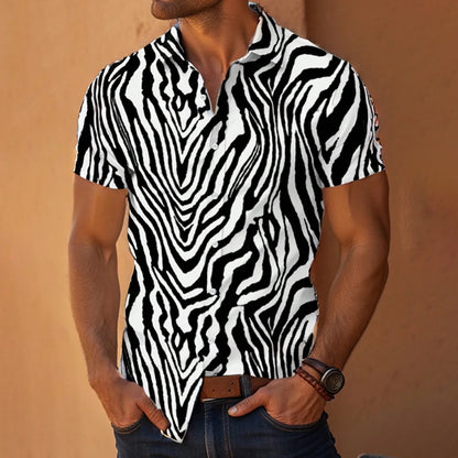 Striped Print Casual Shirt