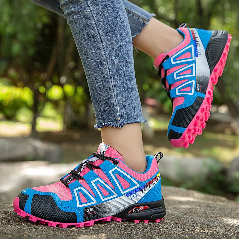 Lace-Up Non-Slip Hiking Shoes
