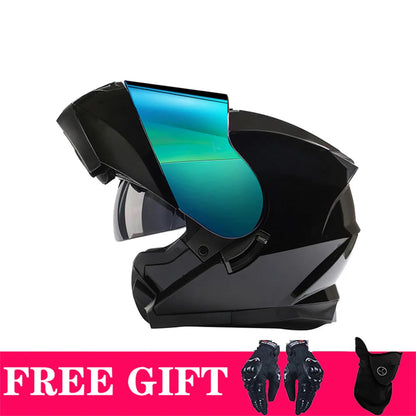 BLD-162 Double-Visor Flip-Up Helmet