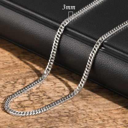 High Stainless Round Cuban Chain Daily