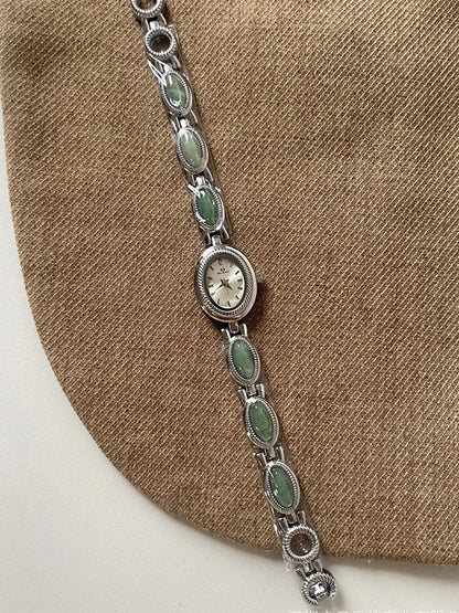 Oval Alloy Watch
