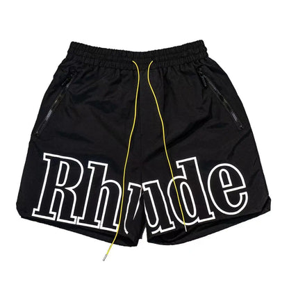 Letter Print Hip-Hop Beach Shorts