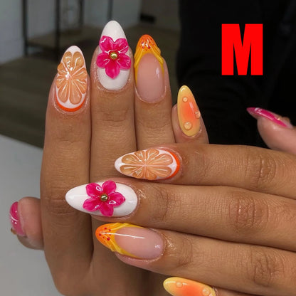 Butterfly Bow Press-On Nails