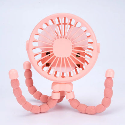 USB Rechargeable Clip On Baby Stroller Fan