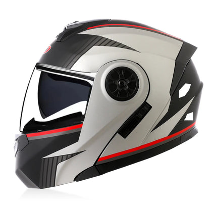 BLD Dual-Lens Flip-Up Modular Helmet