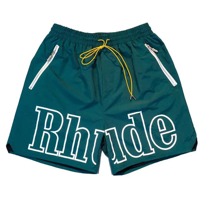 Letter Print Hip-Hop Beach Shorts