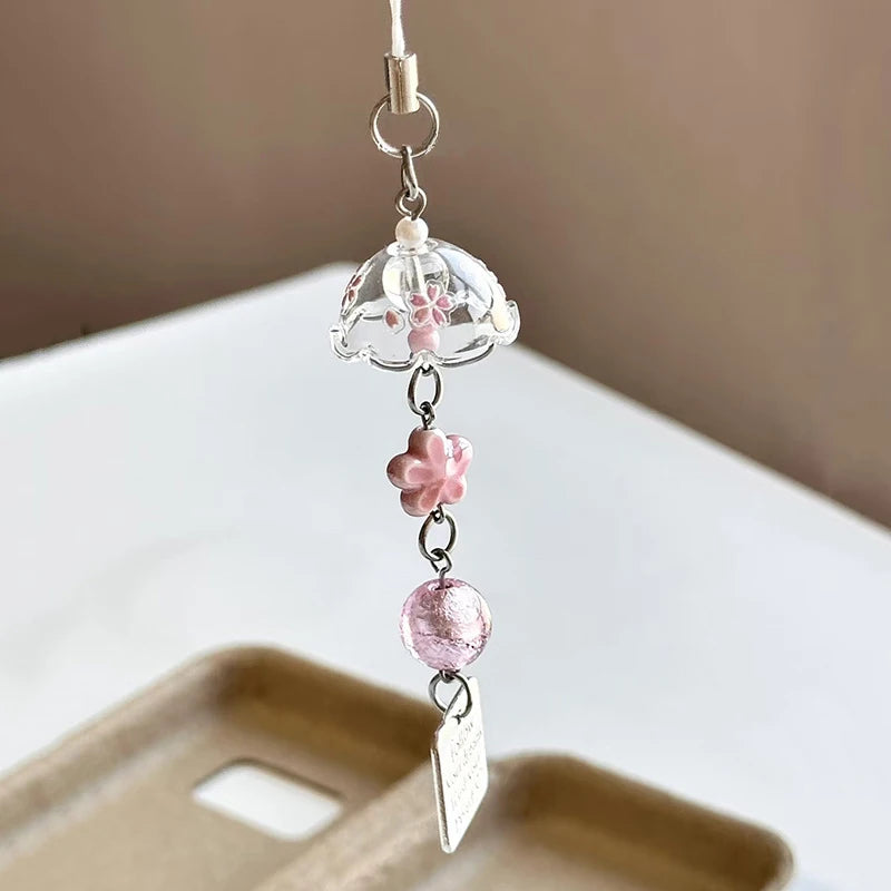 Cute Wind Chime Pendant Keyring