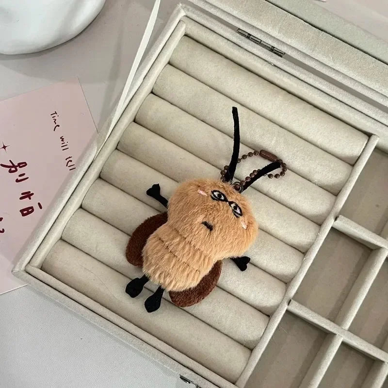 Cute Cockroach Plush Keychain Stuffed