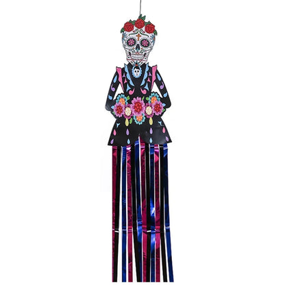 Halloween Crashing Witch Decor