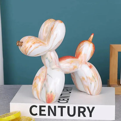 Exquisite Dog Figurine Sculpture