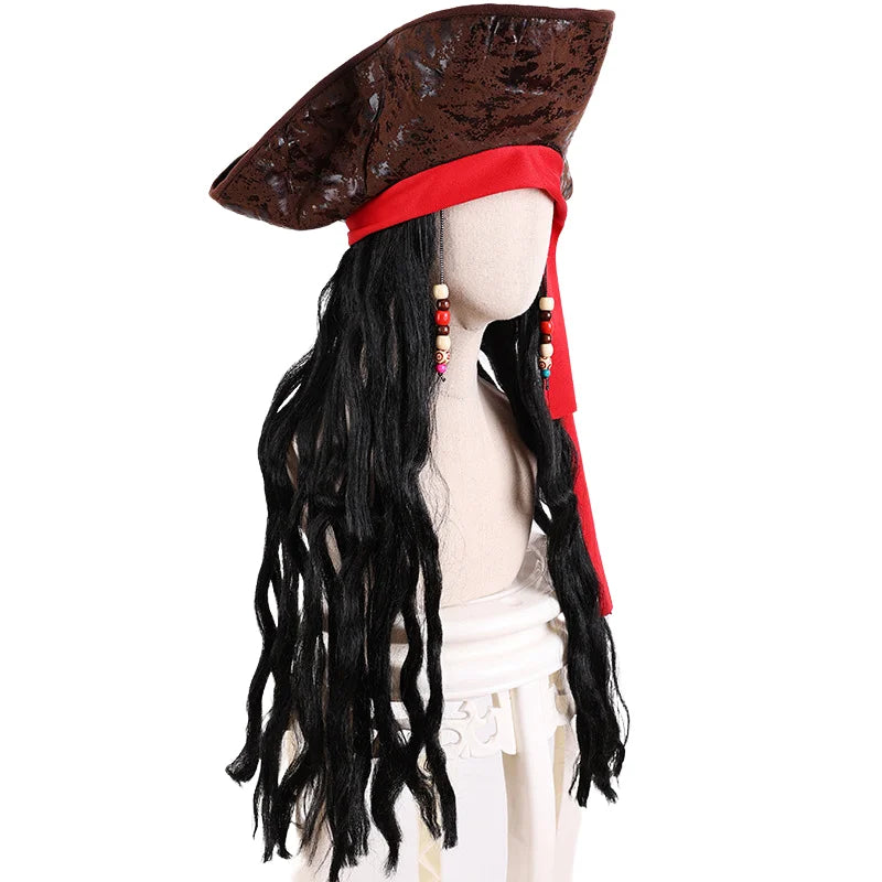 Pirate Hat and Wig Set