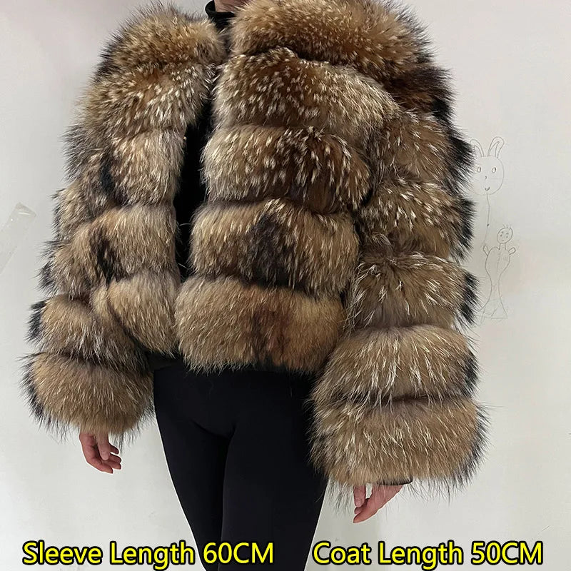 Raccoon Dog Fur Jacket