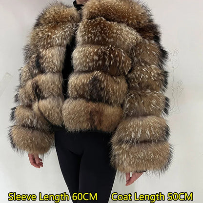 Raccoon Dog Fur Jacket