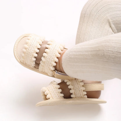 Cotton Soft-Sole Baby Sandals
