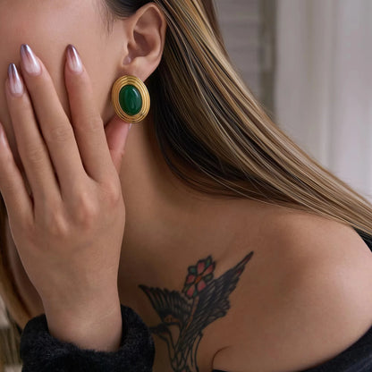 Geometric Drop Earrings