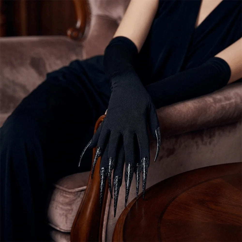 Black Witch Claw Nail Gloves