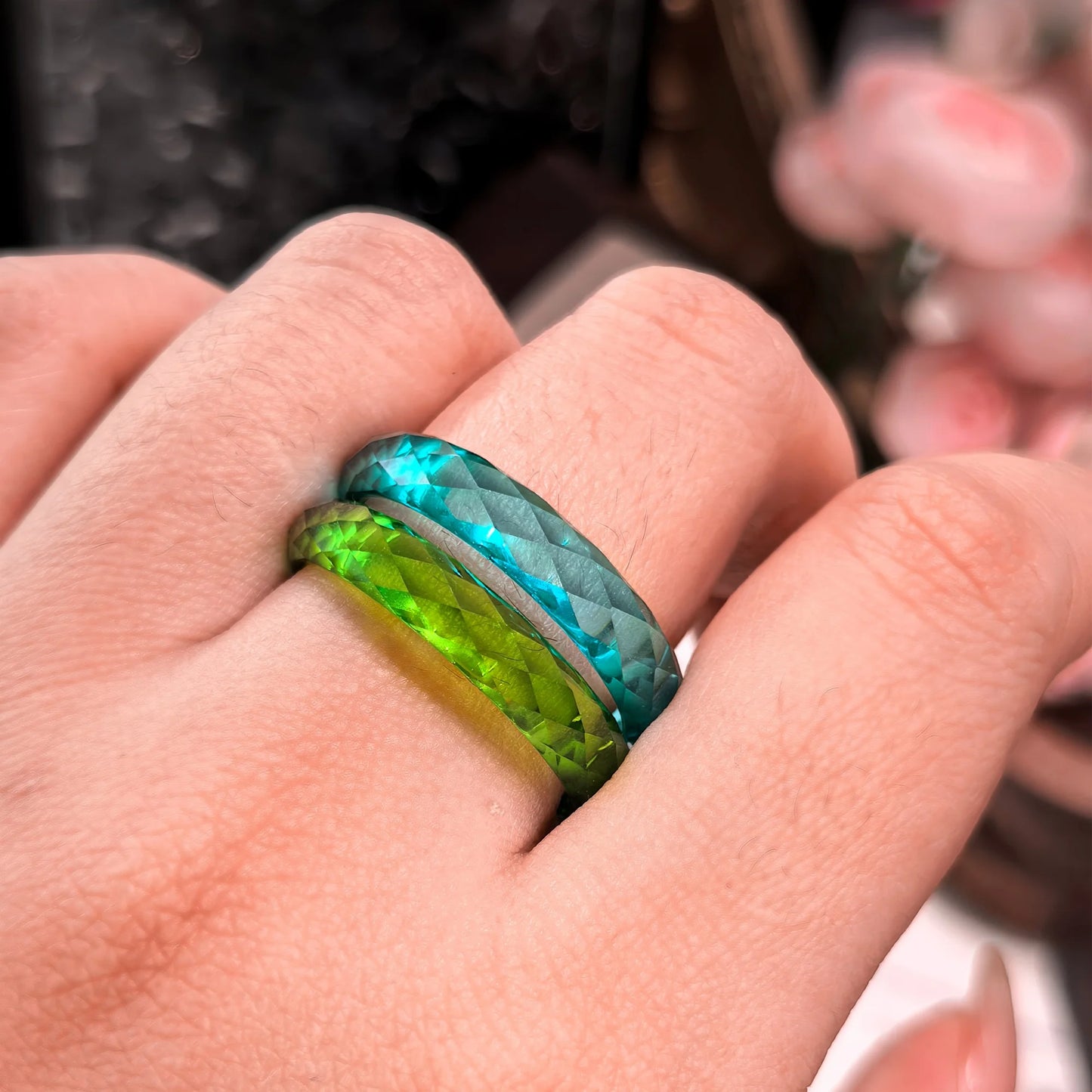 Garnet Statement Ring