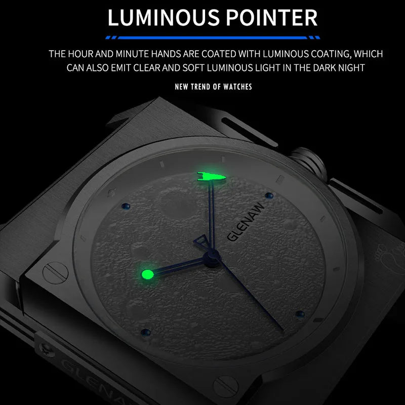 Glenaw Moon Dial Watch