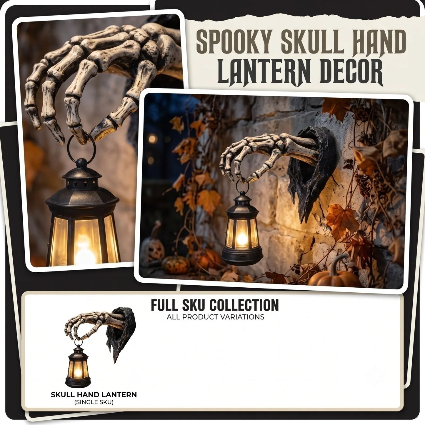 Skeleton Hand Wall Lamp