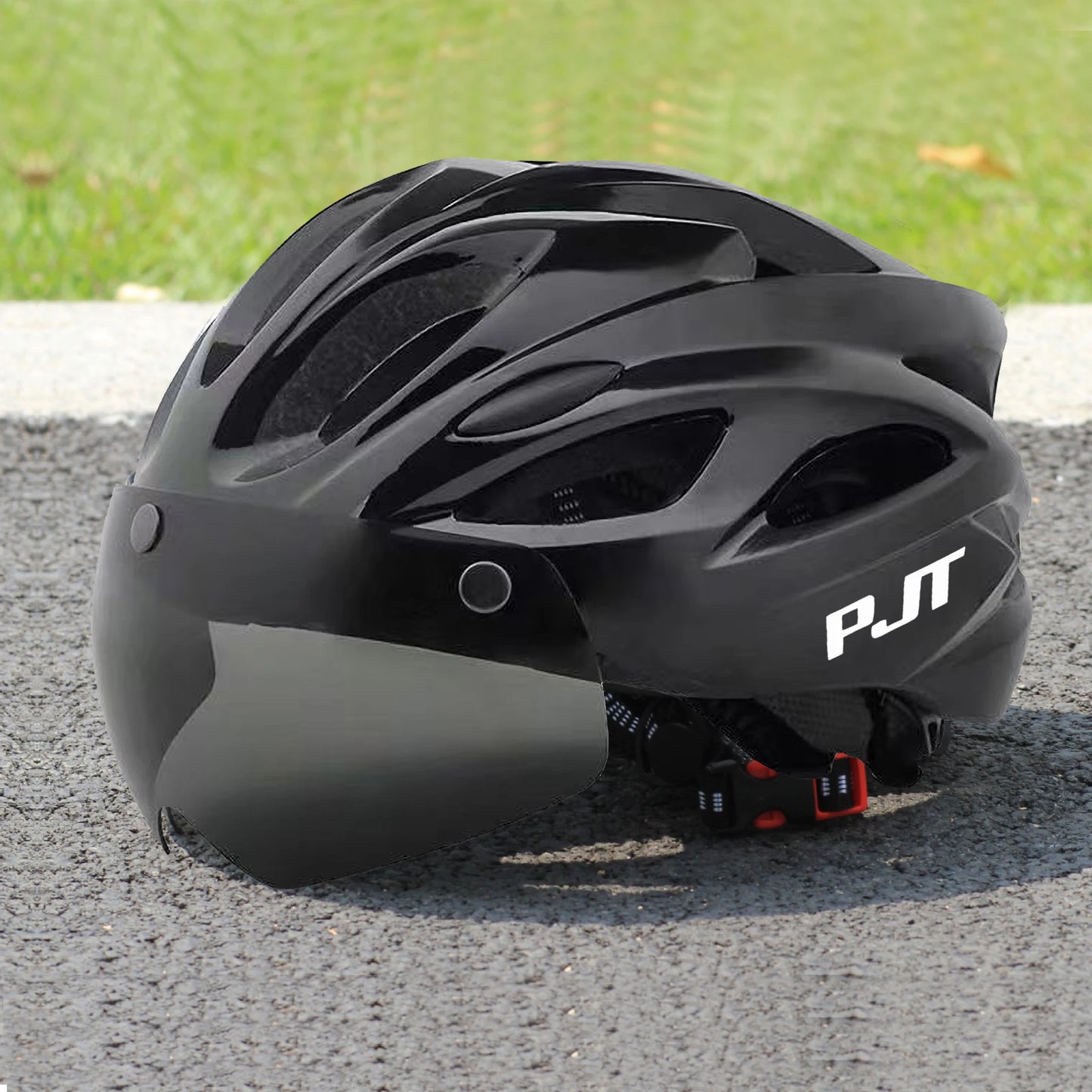 Magnetic Goggle PC Shell Bike Helmet