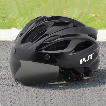Magnetic Goggle PC Shell Bike Helmet